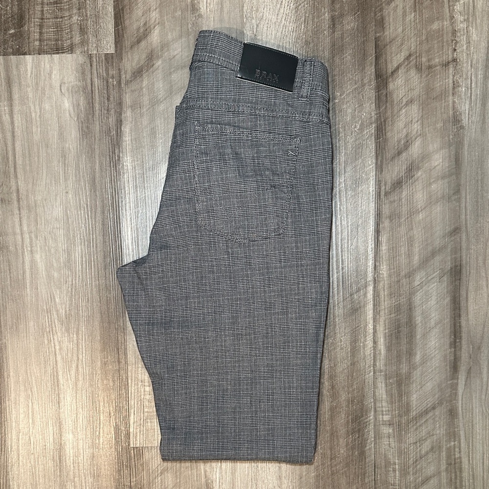 Brax Cooper Fancy Regular Fit Plaid Chino Pants - 32x34 (Measures 32x31)